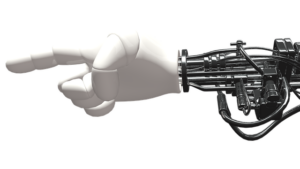 Künstliche Intelligenz Roboter Hand